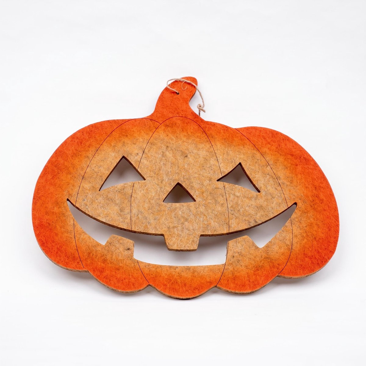 Pompoen - Wandhanger - 37 cm - Oranje