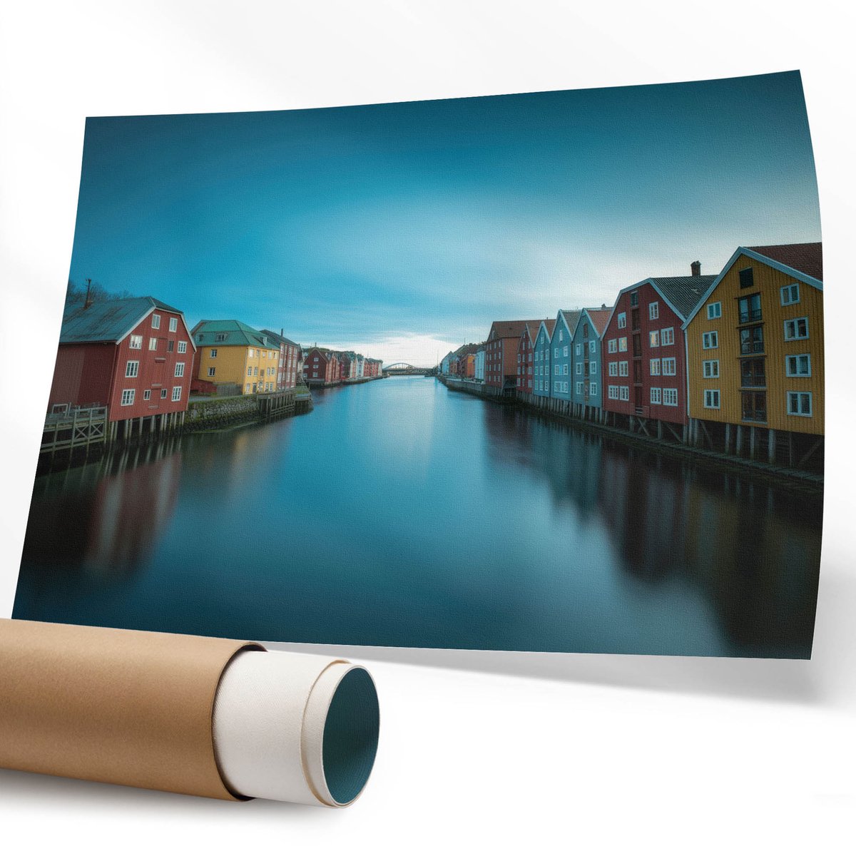 Coloray Polycanvas Poster - Moderne Vechter, Fotografie - 594 x 840 mm - Grijs Motief - Rechthoek - Kunstposter - Slaapkamer - Modern