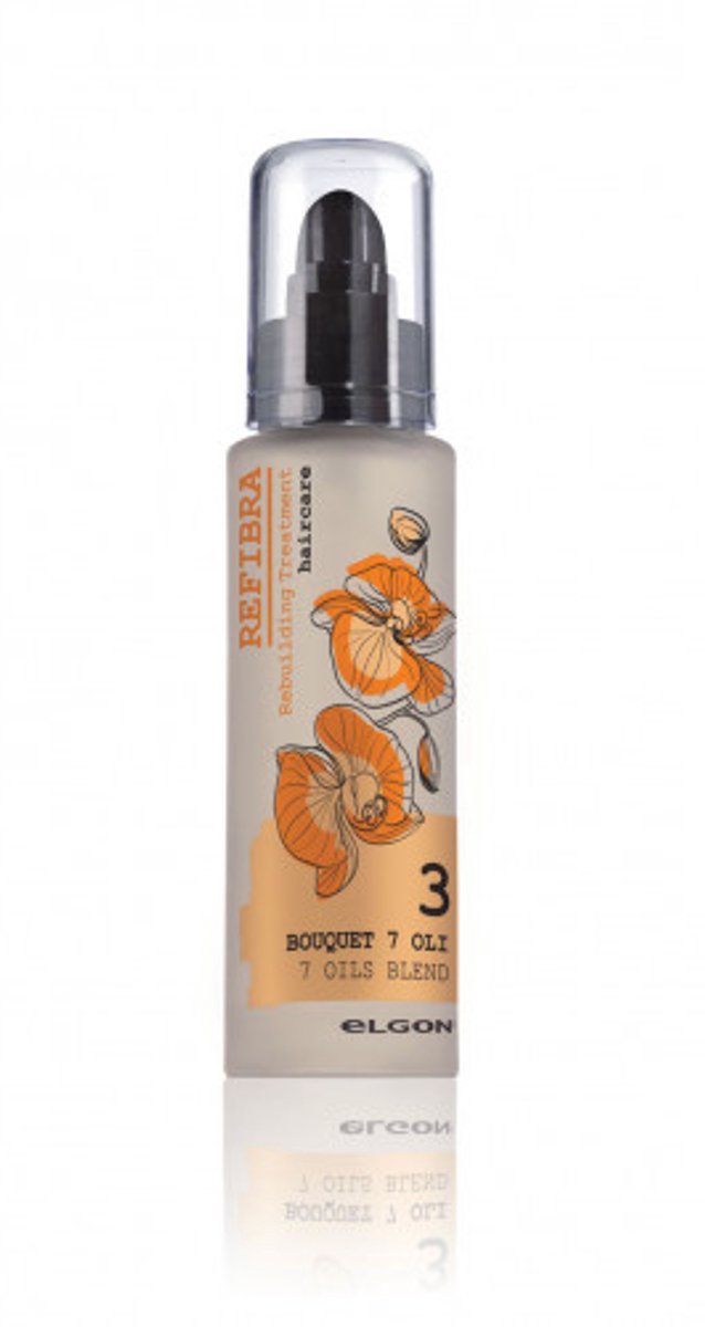 Elgon Refibra 3 Haarolie - 7 Oliën Blend 50 ml - Voedende Serumolie voor Droog en Beschadigd Haar