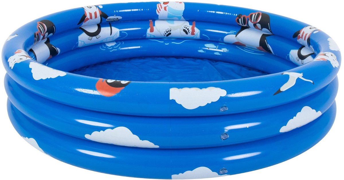 Zwembad, diameter 100 cm, inhoud 95 l, SUNCLUB - Blauw