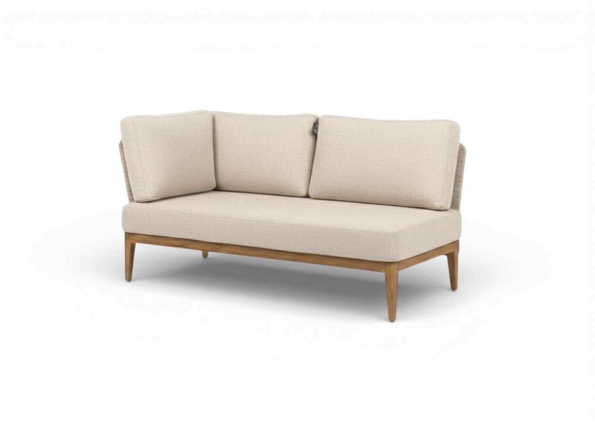 Apple Bee Lisa Teak Loungeset Nr. 4 - 221x280 cm - Rechts Lang