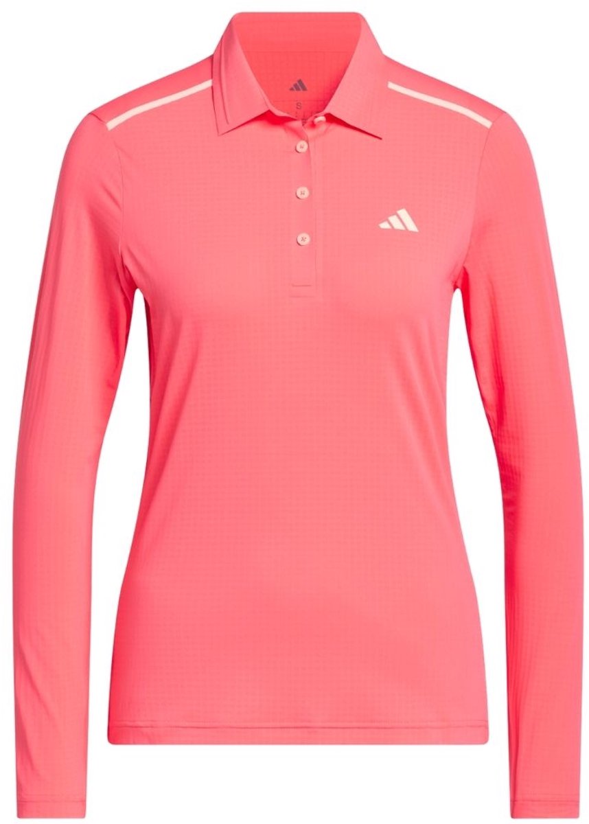 Adidas Langemouw Golfpolo Dames PurTur Roze