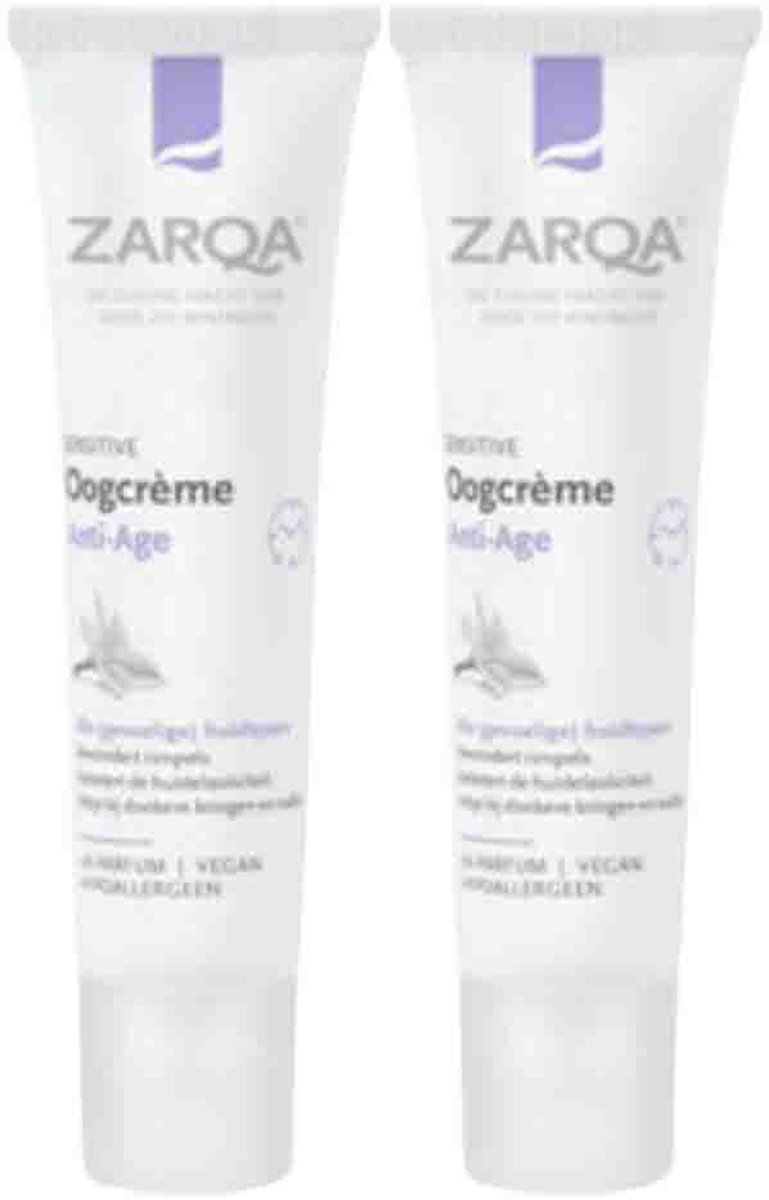 Zarqa Anti-Age Oogcrème - 2 x 15 ml - Voordeelverpakking