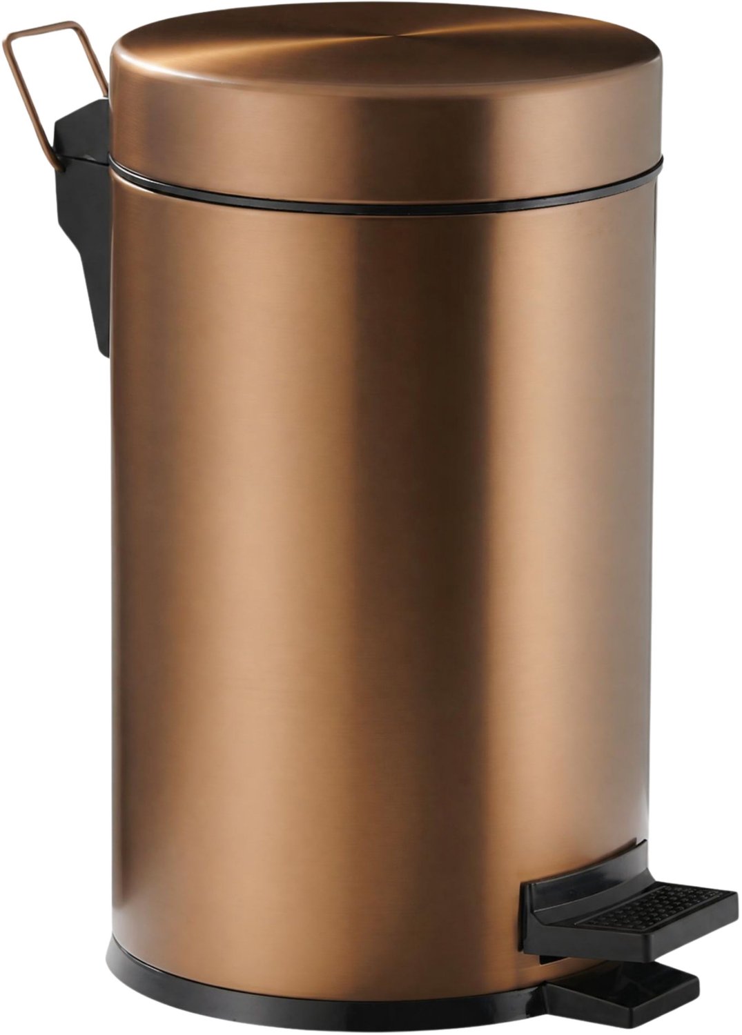 Pedaalemmer Koper - 5 liter - Prullenbak - Badkamer - Toilet - Afvalemmer - Softclose - RVS