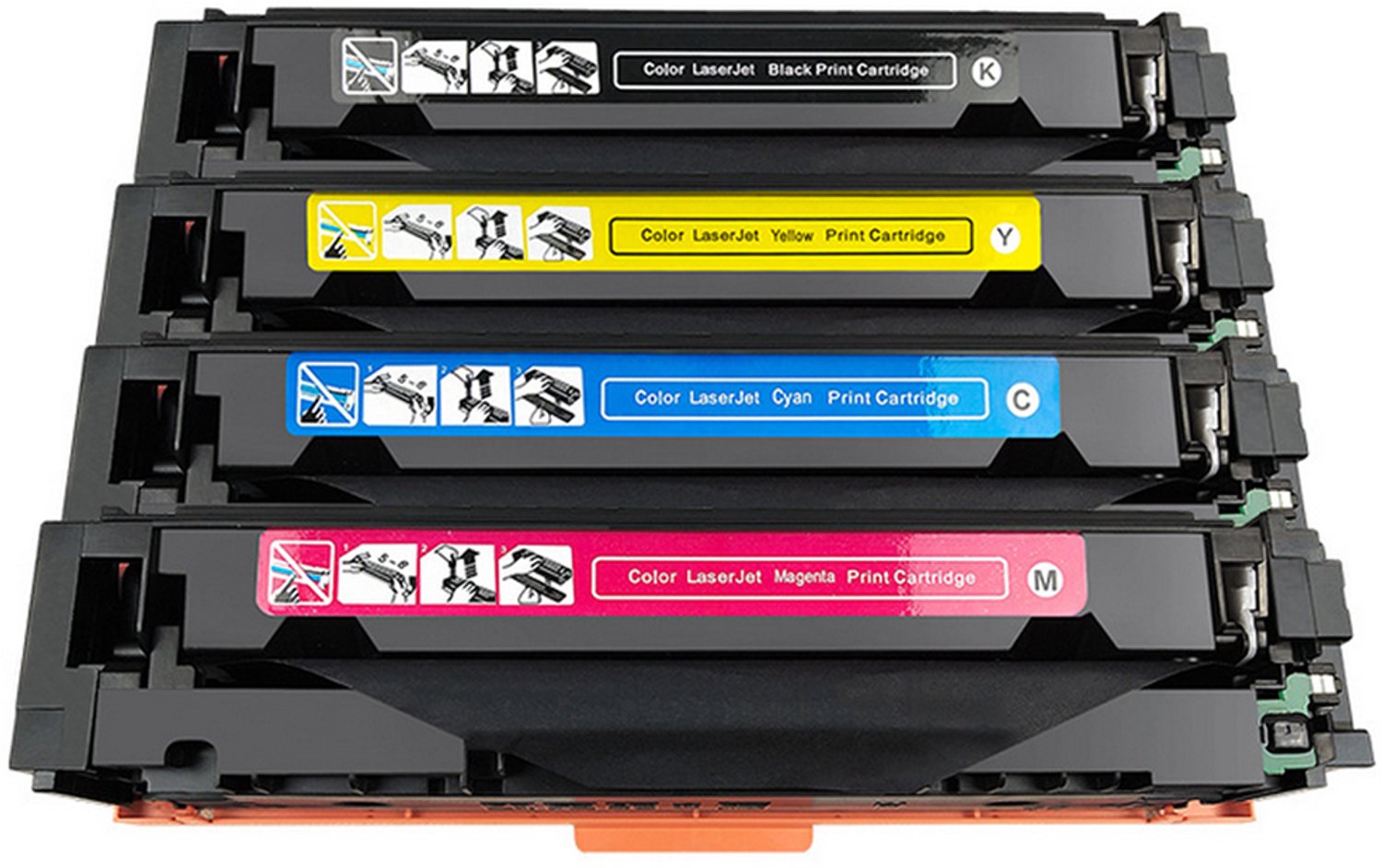 KATRIZ® huismerk toner HP 312X /HP304A /HP305A|CC530A/CE410A/CF380A + CC531A/CE411A/CF381A+CC532A/CE412A/CF382A+ CC533A/CE413A/CF383A | 4 stuks |Geschikt voor HP Color Laser CP2020/CP2025/CM2320/2323/2430 /HP LaserJet Pro 300/ MFP M476 series