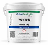 Online chemicalien - Wassoda - 5 kg - Natriumcarbonaat - Voor Was & Reiniging