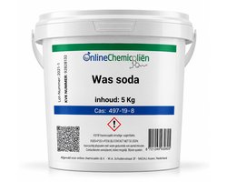 Online chemicalien - Wassoda - 5 kg - Natriumcarbonaat - Voor Was & Reiniging