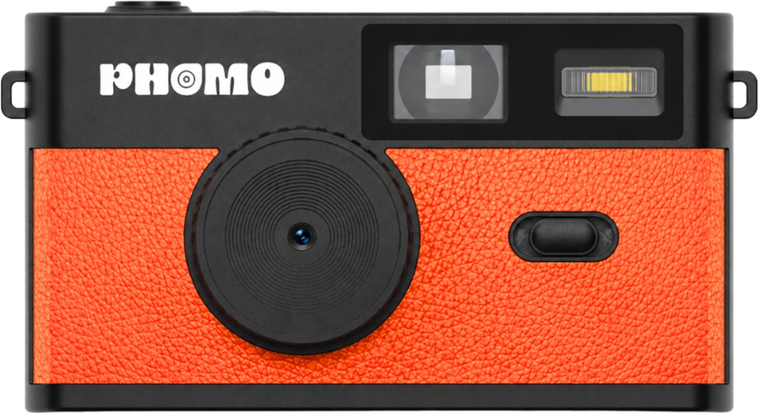 Phomo Digitale Retro Camera - Compact Camera - 8MP - 4 Retrofilters - Flits - SD-kaart - USB-C - Oranje