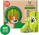 Mr. Green Mind Poepzakjes 600 stuks lekvrije Hondenpoepzakjes Poepzakjes Honf - 40 rollen - Hond - Extra stevig & lekbestendig
