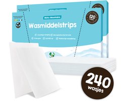 Mr. Green Mind Wasstrips ECO 240 Wasbeurten fris Misty Mountains Wasmiddel Milieuvriendelijke Wasstrips Wasmiddel Voordeelverpakking incl. wasverzachter