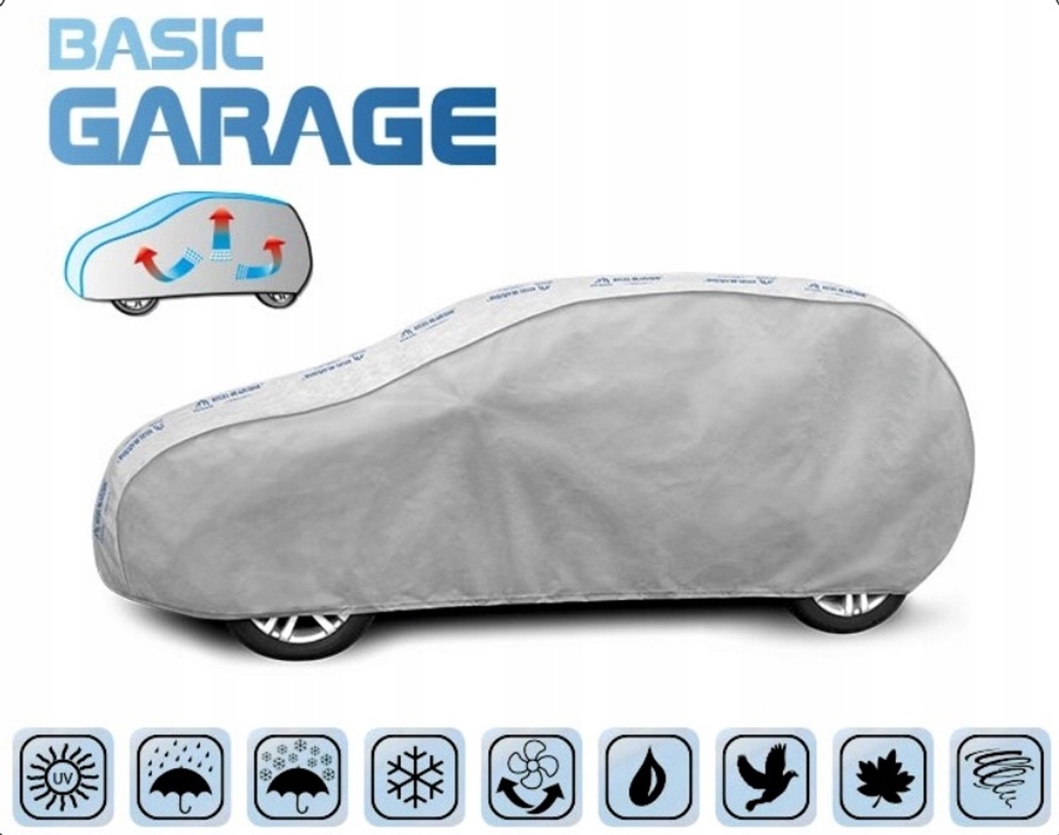 ALFA ROMEO 147 (2000-2010) Autohoes BASIC GARAGE L1 - UV & Weerbestendig