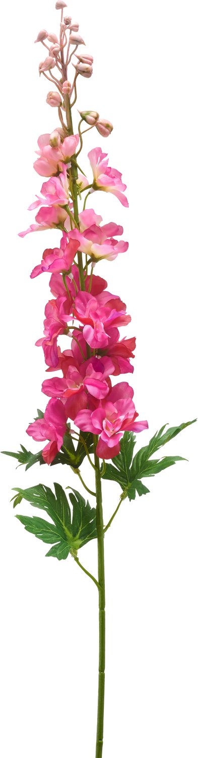 Easyplants | Kunstbloem Delphinium 79 cm fuchsia | Zijde | Nepbloemen | fuchsia | Onderhoudsvrij | Kant-en-klaar