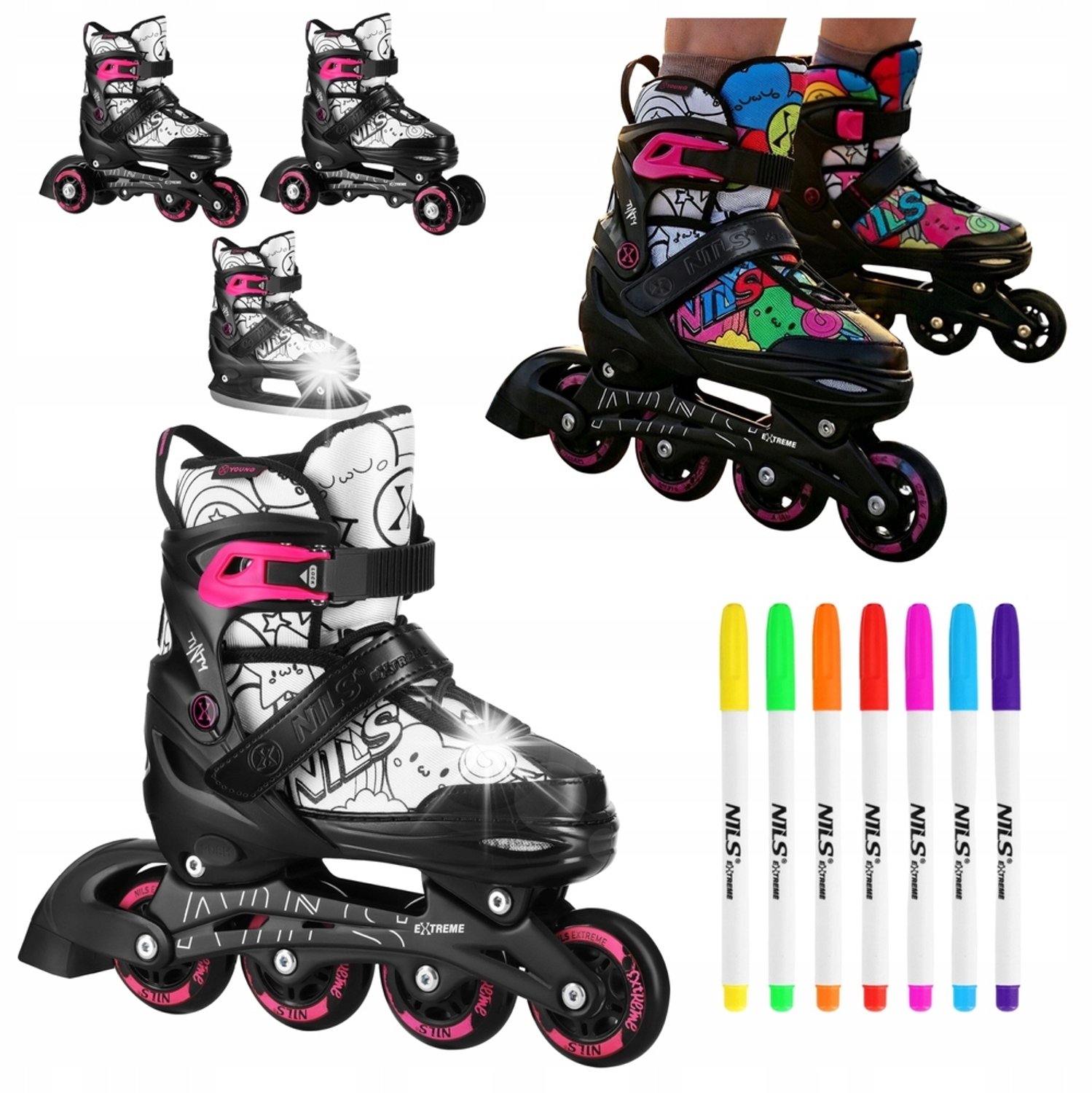 Verstelbare Kinder Skates/Rolschaatsen Meisjes Cadeau