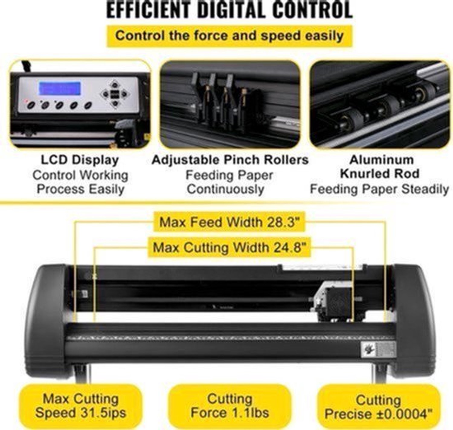 Vinyl Snijplotter – Vinyl Cutter – Snijmachine – Plotter – Sticker Cutter – 135 cm Snijbreedte – Precisie ±0,01 mm