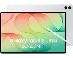 Samsung Galaxy Tab S12 Ultra - 512GB - Silver + 1 jaar extra garantie