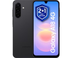 Samsung Galaxy A18 4G - Smartphone - 128GB - Black + 1 jaar extra garantie