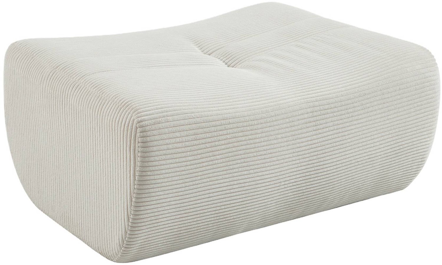 sweeek Poef, voetenbankje voor sokol loungestoel corduroy - sokol crème