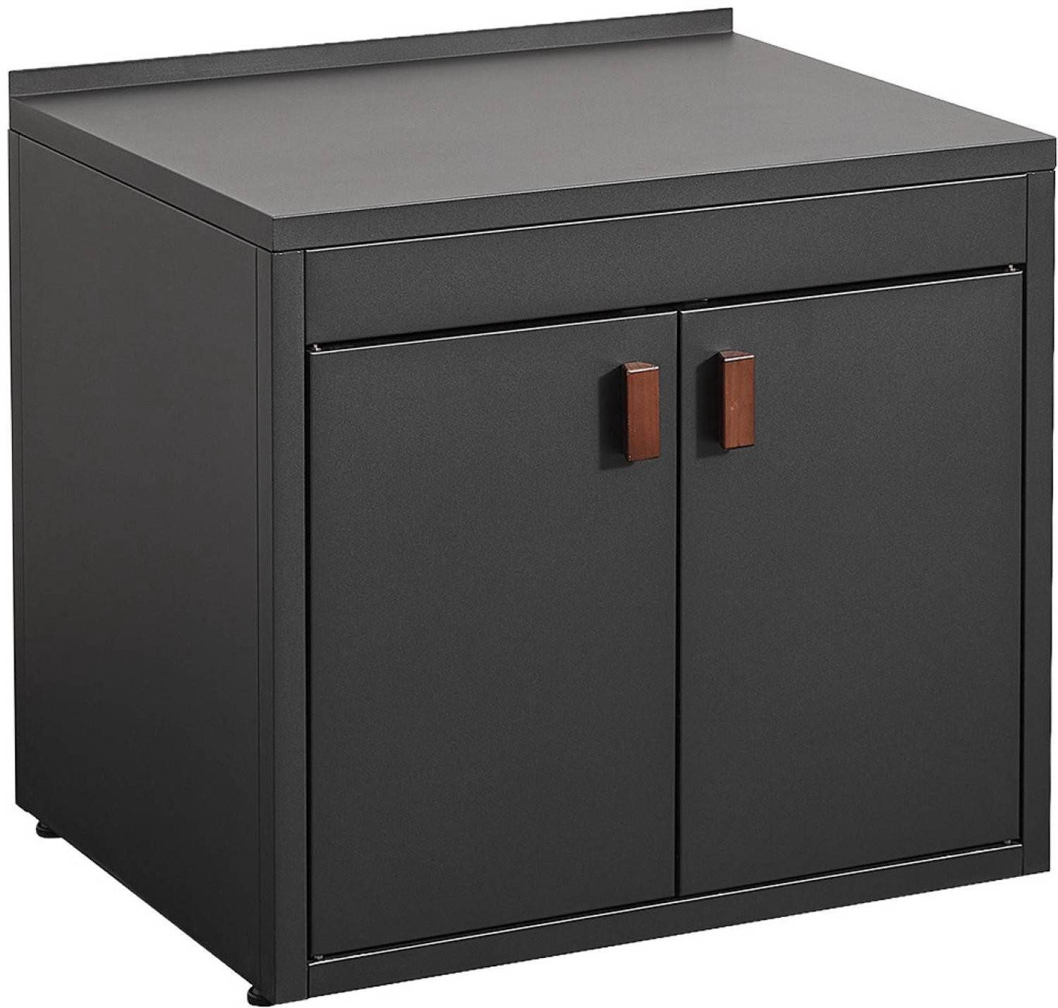 sweeek - Buitenkeukenmodule met 2 deuren van staal l75cm - thira