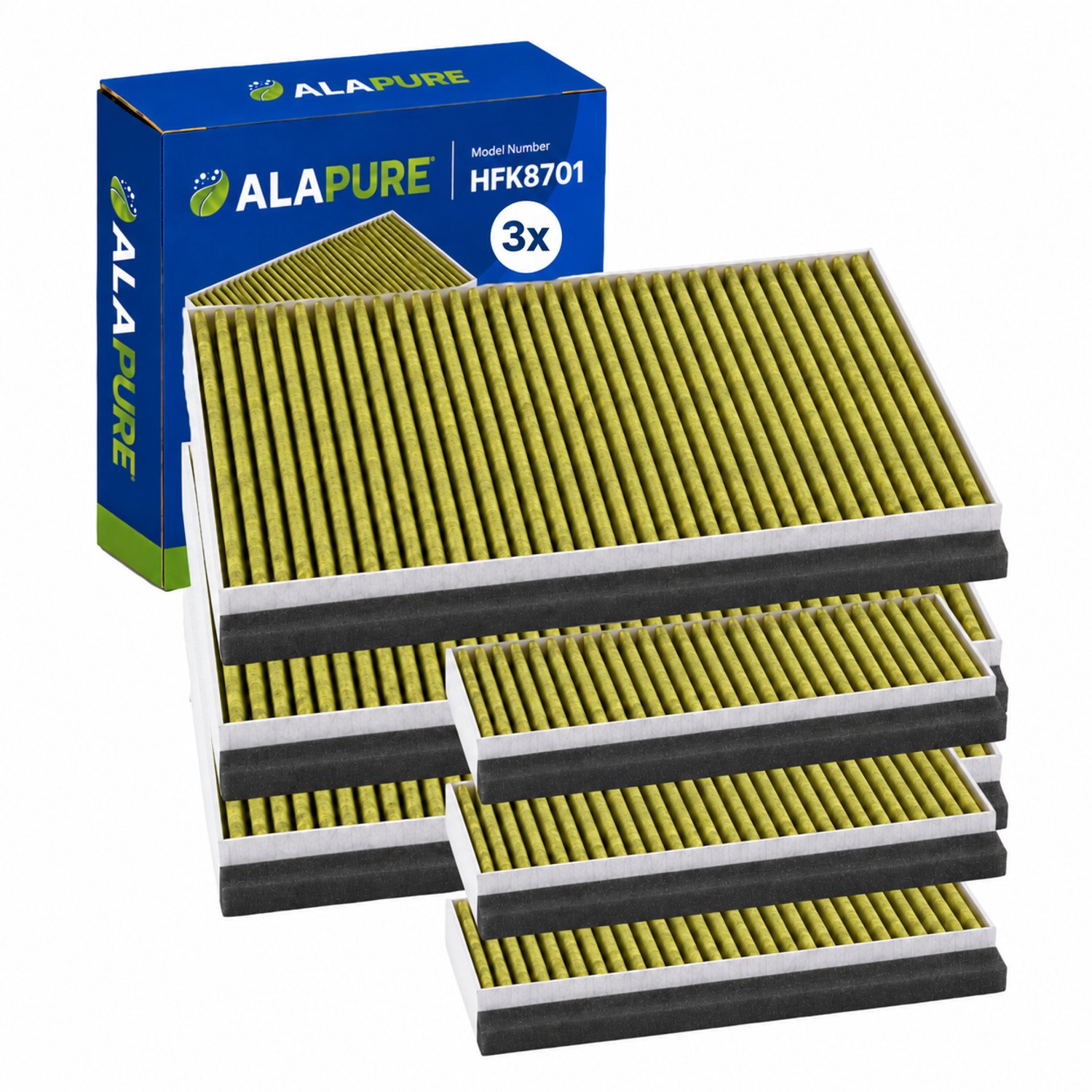 3x CleanAir Plus Koolstoffilter voor Siemens 11041790 / LZ10AKA00
