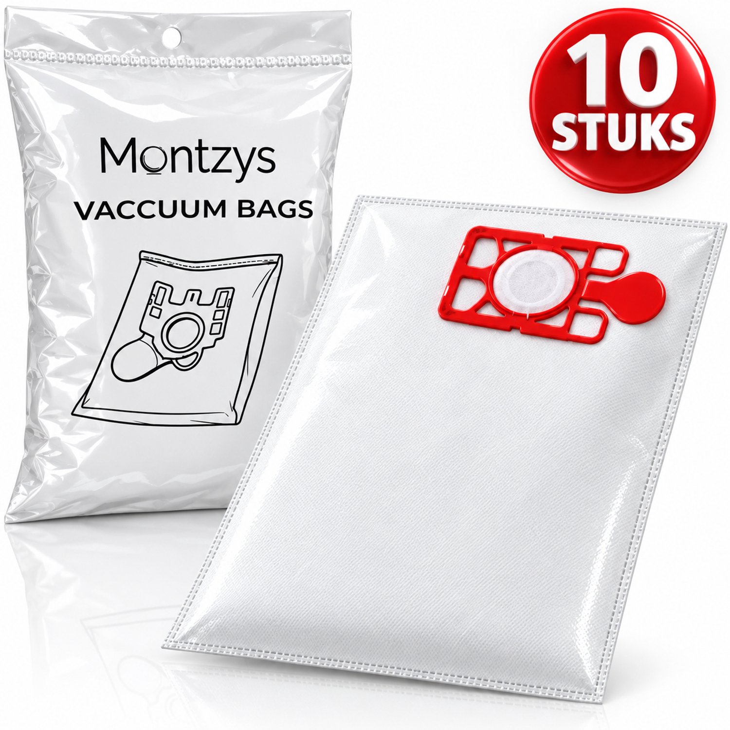 Montzys® Stofzuigerzakken Geschikt voor Numatic Henry, James en Hetty NVM-1CH Hepa - 10 Stuks - Stofzuiger Zakken