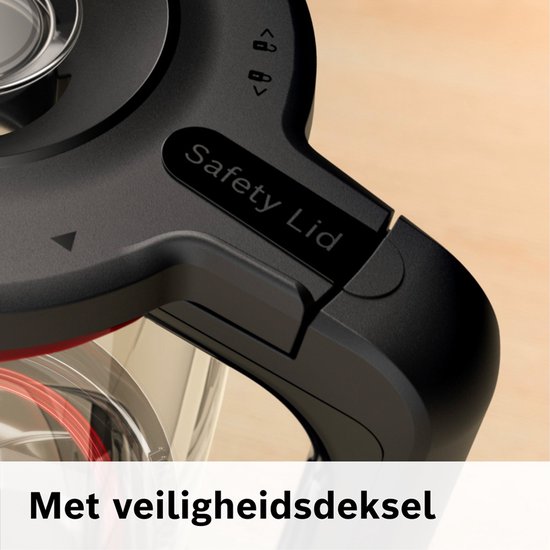 Bosch Serie 4 MMB4194S - Blender - 1,5L - VitaPower - 1200W - 10 jaar motorgarantie - Met veiligheidsdeksel - Zilver van Bosch — afbeelding 3