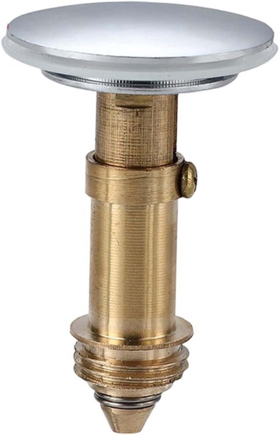 Gootsteenstop - Afvoerstop Badkamer - Water Dicht Maken - Messing Drukknop - 36 mm - Messing