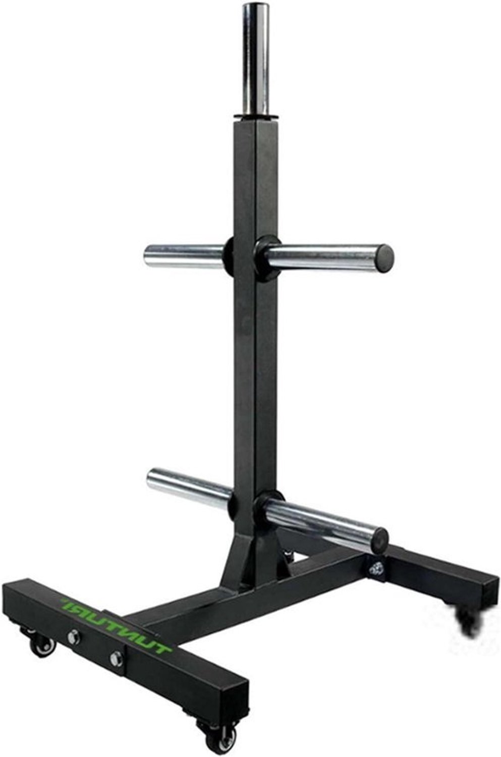 Tunturi Mobile weight plate rack - on wheels - 5 weight tubes