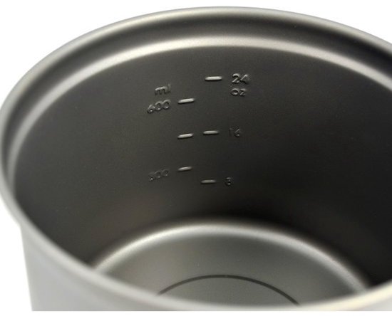 Lichte Titanium Kookpan 900 ml voor Outdoor en Backpacking — afbeelding 2