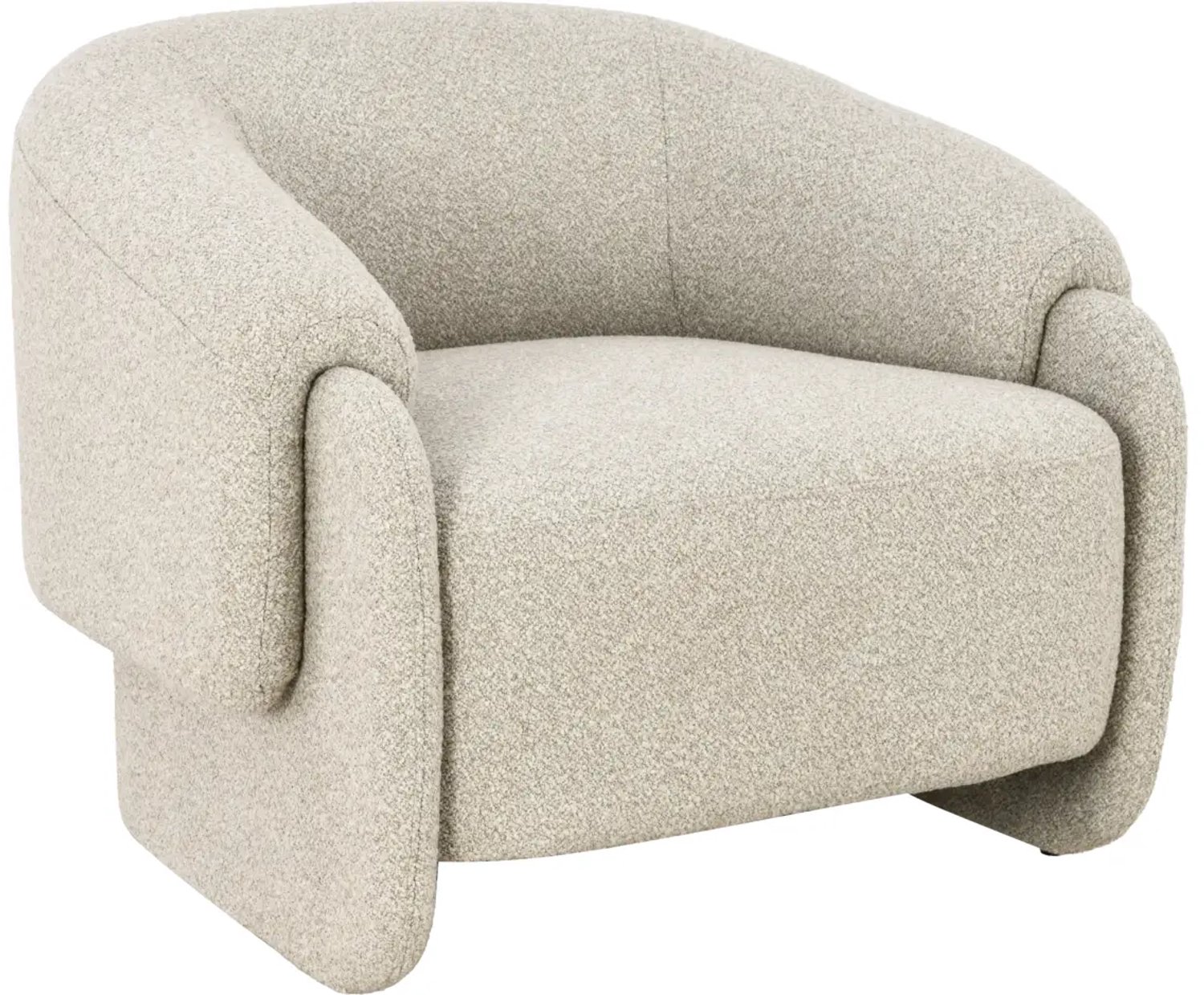 Goossens Fauteuil Uber - Stof - Beige