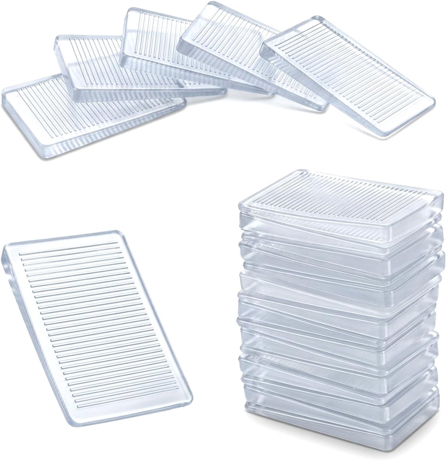 Deurwig rubber - antislip - 20 stuks - stabiliseert meubels - Luxento