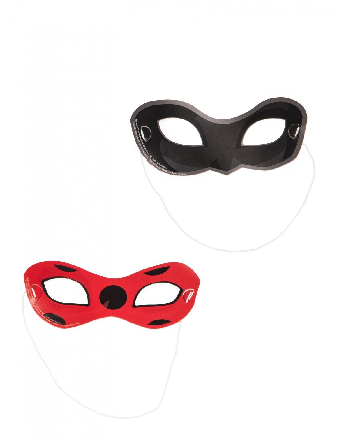 RIETHMULLER - 8 kartonnen Ladybug maskers
