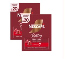 Nescafe Roastery Espresso Medium Roast - 40 (2x20) Koffiecups Compatibel Met Nespresso Coffee Machine