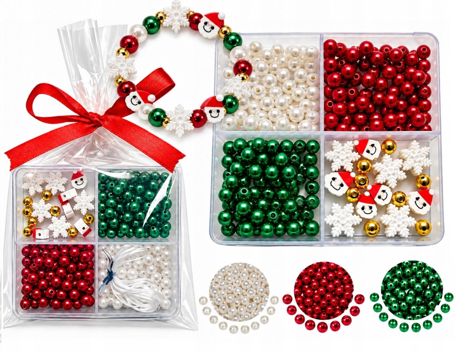 Mini Kralen Set - Kerst & Sinterklaas Cadeau voor Kinderen