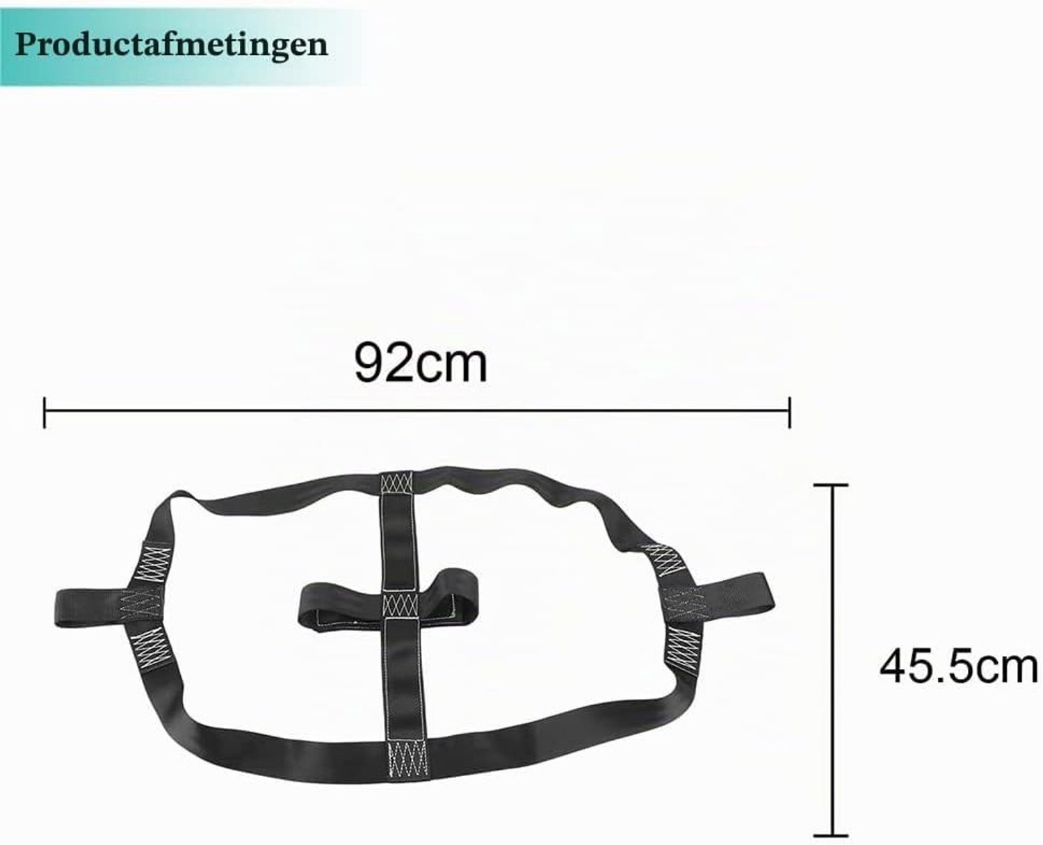 Motorfiets Spanbanden - Zwart - Universele Transportbeveiliging - Voor Achterwiel van Motoren en Scooters