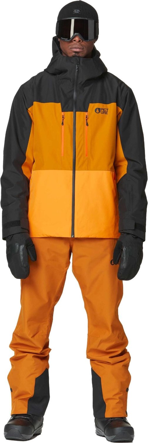 Picture Object Wintersportjas Heren Black Honey Carrot M