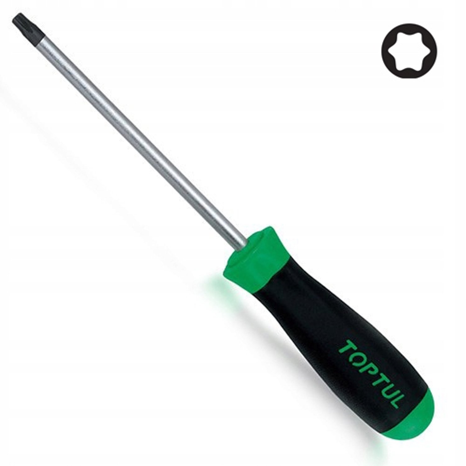 TOPTUL Torx Schroevendraaier T25 x 100mm met Magneet - Professioneel Gereedschap