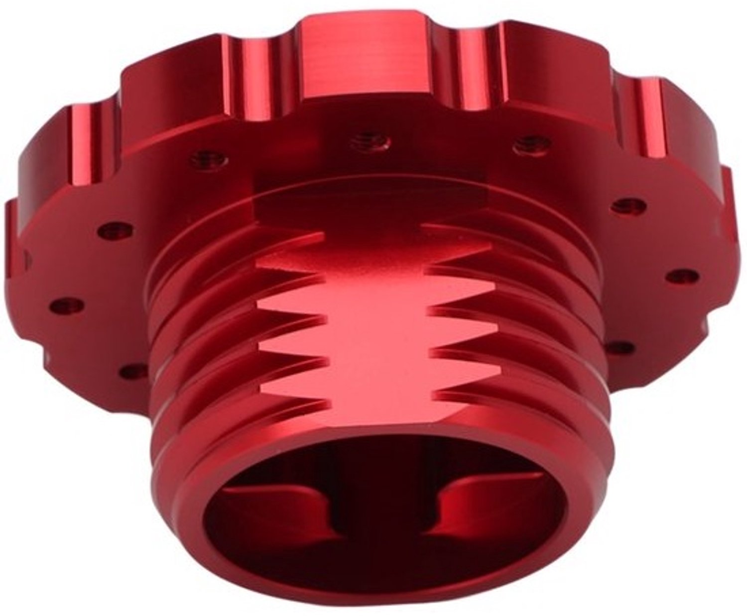 Dailygoods - Gaming-stuurwieladapter - Aluminium Stuurwieladapter - Duurzaam en sterk - Zwart (Rood) - Sim Racing Accessoire - Geschikt voor Thrustmas...