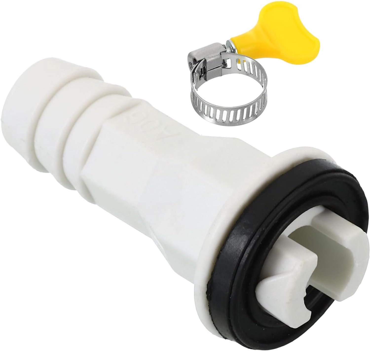 Afvoerslang connector 15 mm - universeel - met klemring - geschikt voor mini-split AC unit - m-winkel