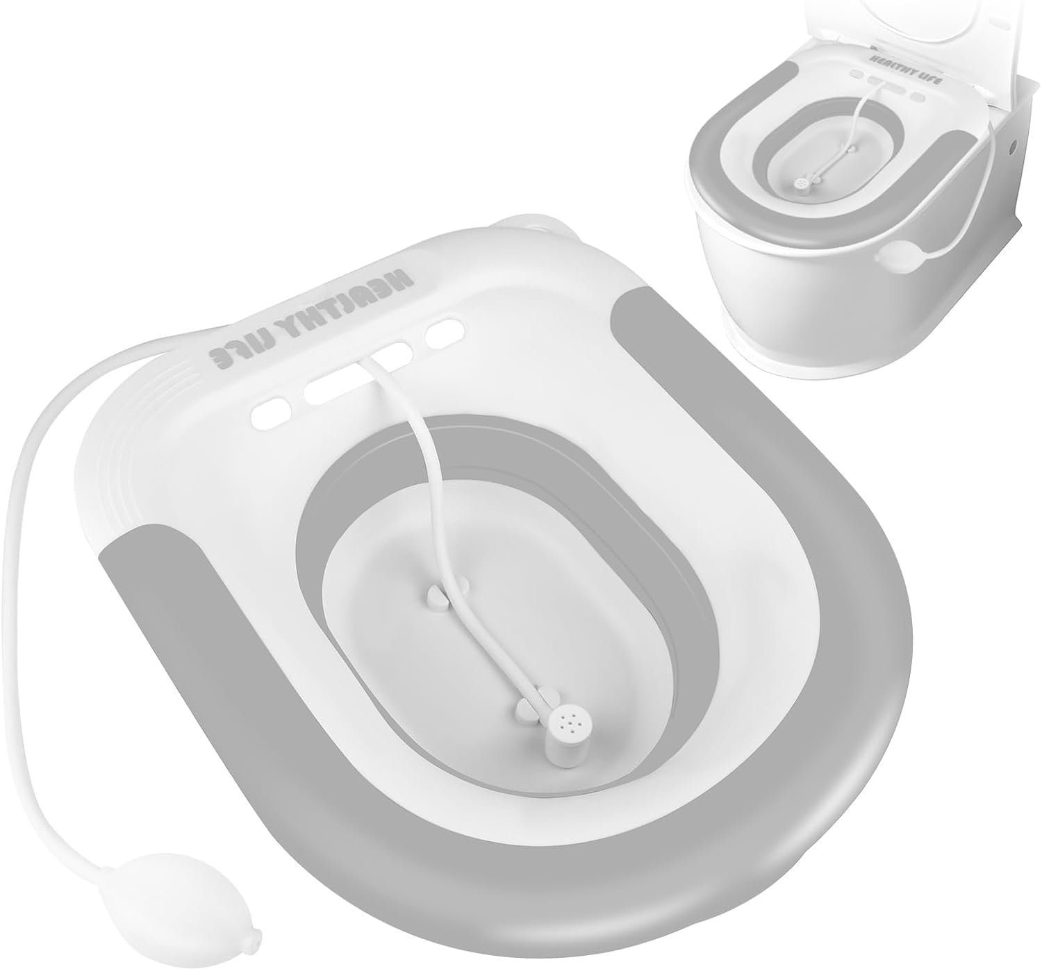 Draagbaar bidet - Inklapbaar - Hoogwaardig PP + TPE - Verlichting van postpartumverzorging - m-winkel