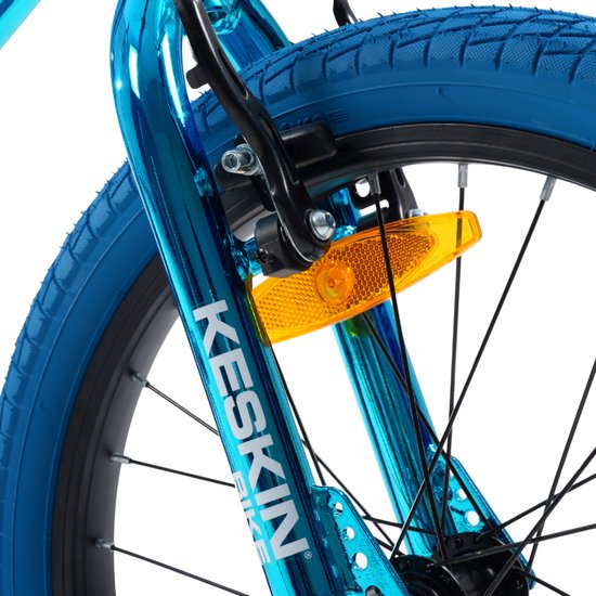 Keskin Bikes Kinderfiets 18 inch met LED-verlichting voor meisjes en jongens, 5–8 jaar — afbeelding 5
