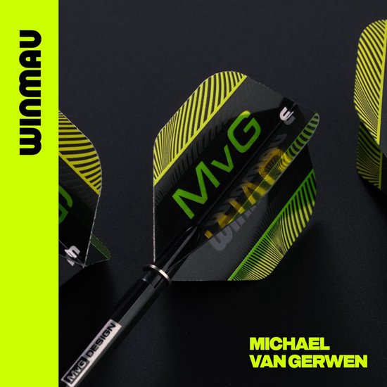 Winmau Michael van Gerwen MVG Core Brass - Dartpijlen van Winmau — afbeelding 2