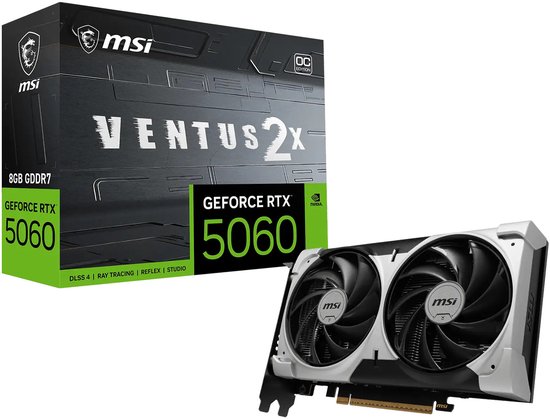 MSI GeForce RTX 5060 VENTUS 2X OC V1 8 GB