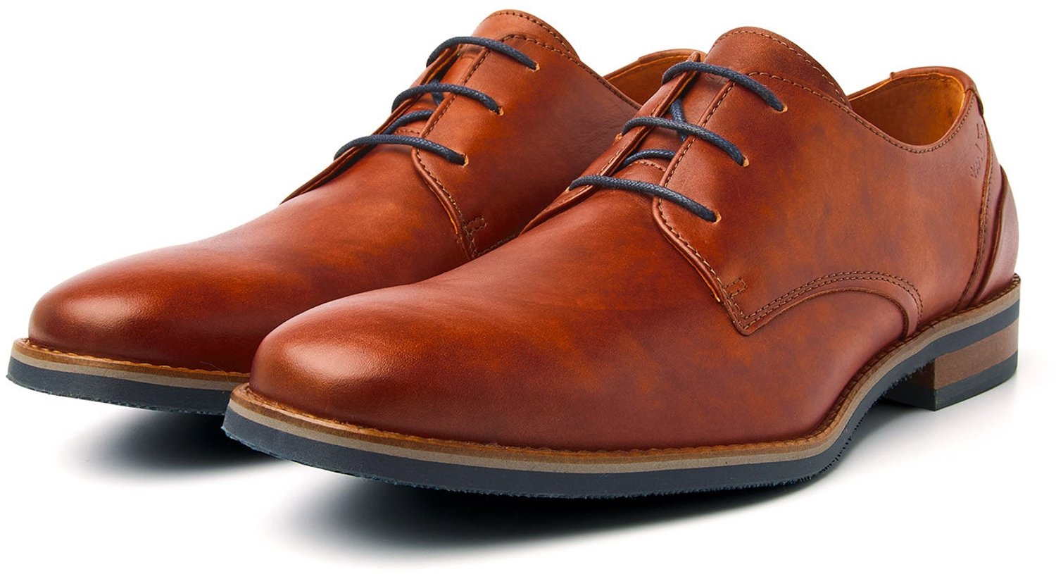 VANLIER - Heren Schoenen - Bruin - Maat 45