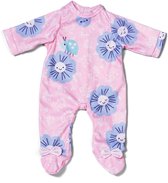BABY born Roze Romper met Bloemen (43 cm)