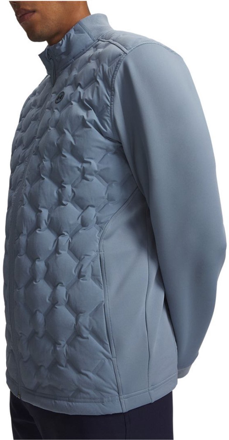 Under Armour Drive Down Hybryd Heren Winter Golfjas Blue Wind van Under Armour — afbeelding 3