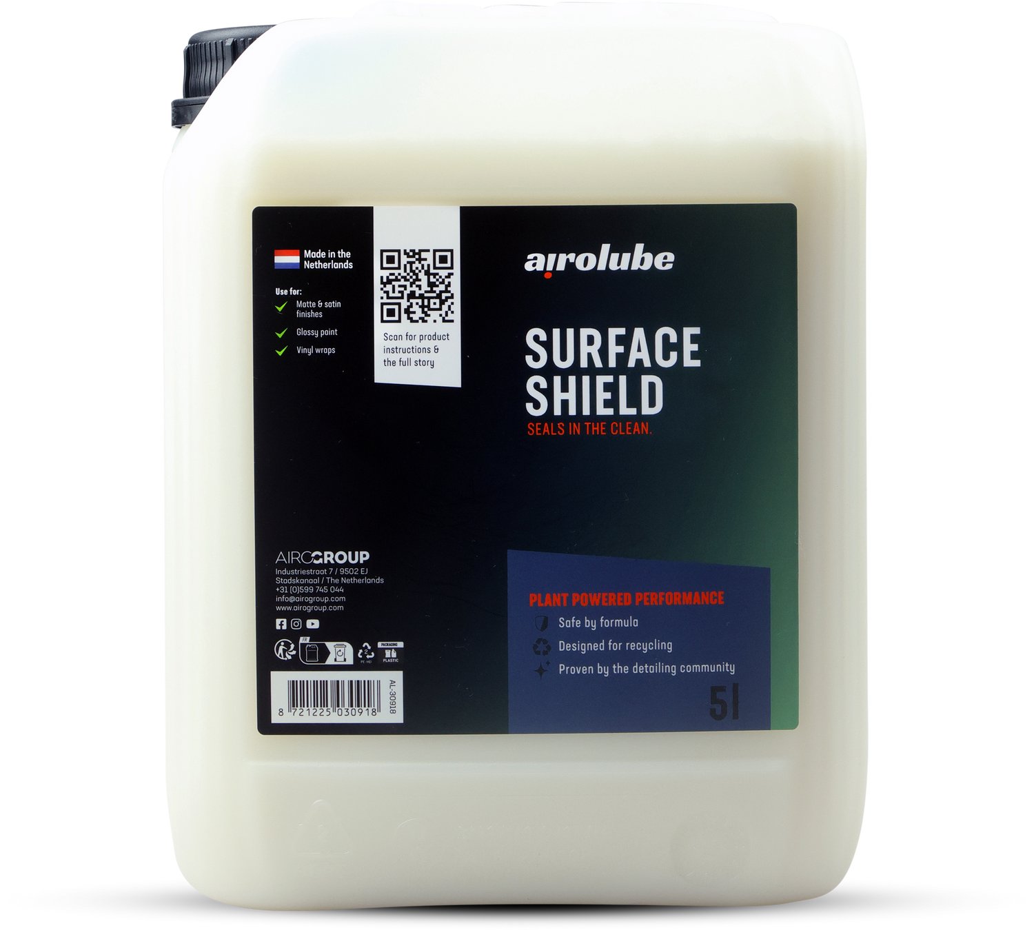 Airolube Surface Shield 5L – Beschermende Lakcoating – Beschermt & Versterkt de Kleur van Autolak