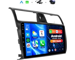 Boscer 2 Din Autoradio - Geschikt voor Suzuki Swift (2005-2010) - Draadloos Apple CarPlay & Android Auto - 10.1 Inch HD Touchscreen - 6+128GB - GPS - WiFi, Bluetooth & USB - Achteruitrijcamera & Microfoon