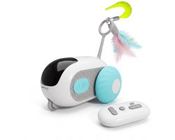 MetuX® - Interactief Auto Kattenspeeltjes - Zelfrijdende Auto voor Kat - kattenspeelgoed - kattenspeeltjes - Katten Speelgoed – kattenspeelgoed intelligentie – interactief kattenspeelgoed – kattenspeelgoed elektrisch - Turqoise