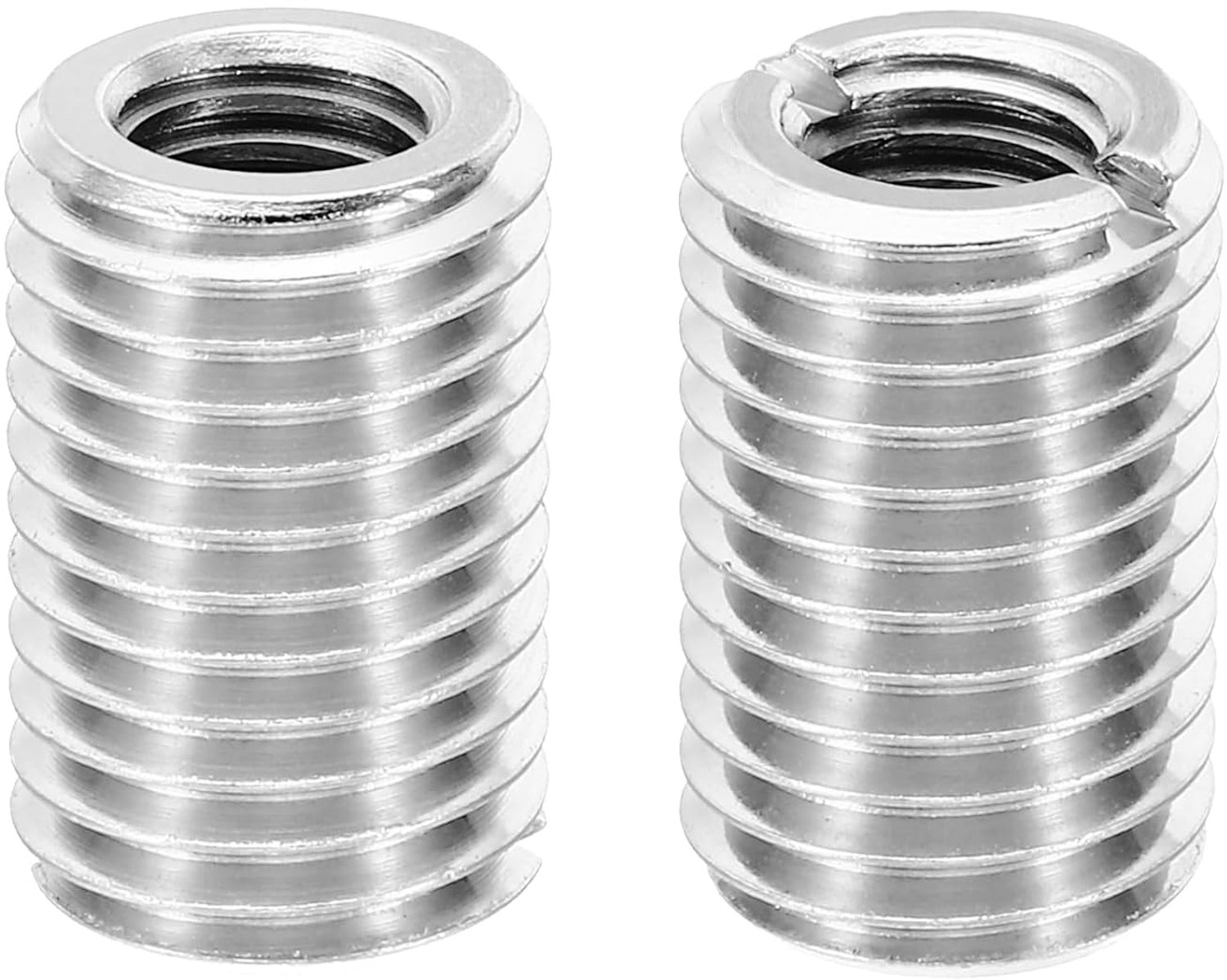 Verloopmoer-adapter M16 x M10 - roestvrij staal - zilverkleurig - 2 stuks - ServiceTopper