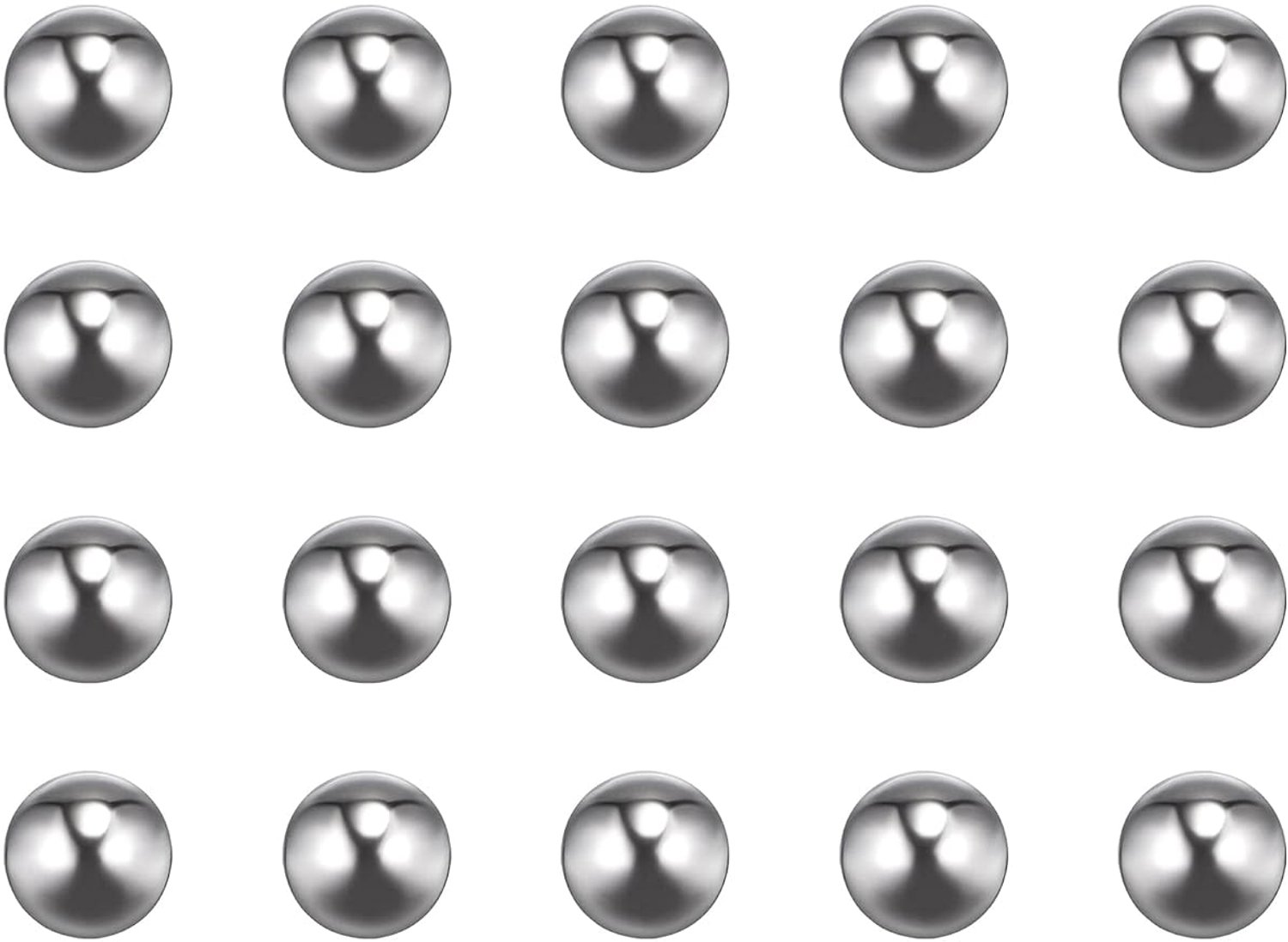 precisielagers 7 mm - roestvrij staal G200 - 25 stuks - hoge precisie - Vemera